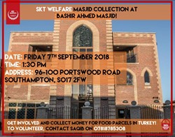 SKT Welfare Collection Friday 7th September